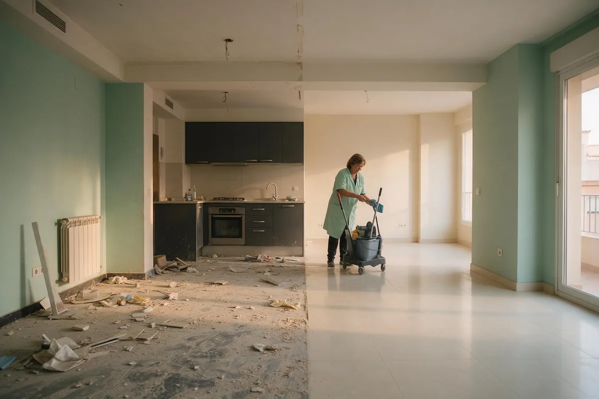 Limpieza final de obra: qué incluye en Torrent — Horta Neta
